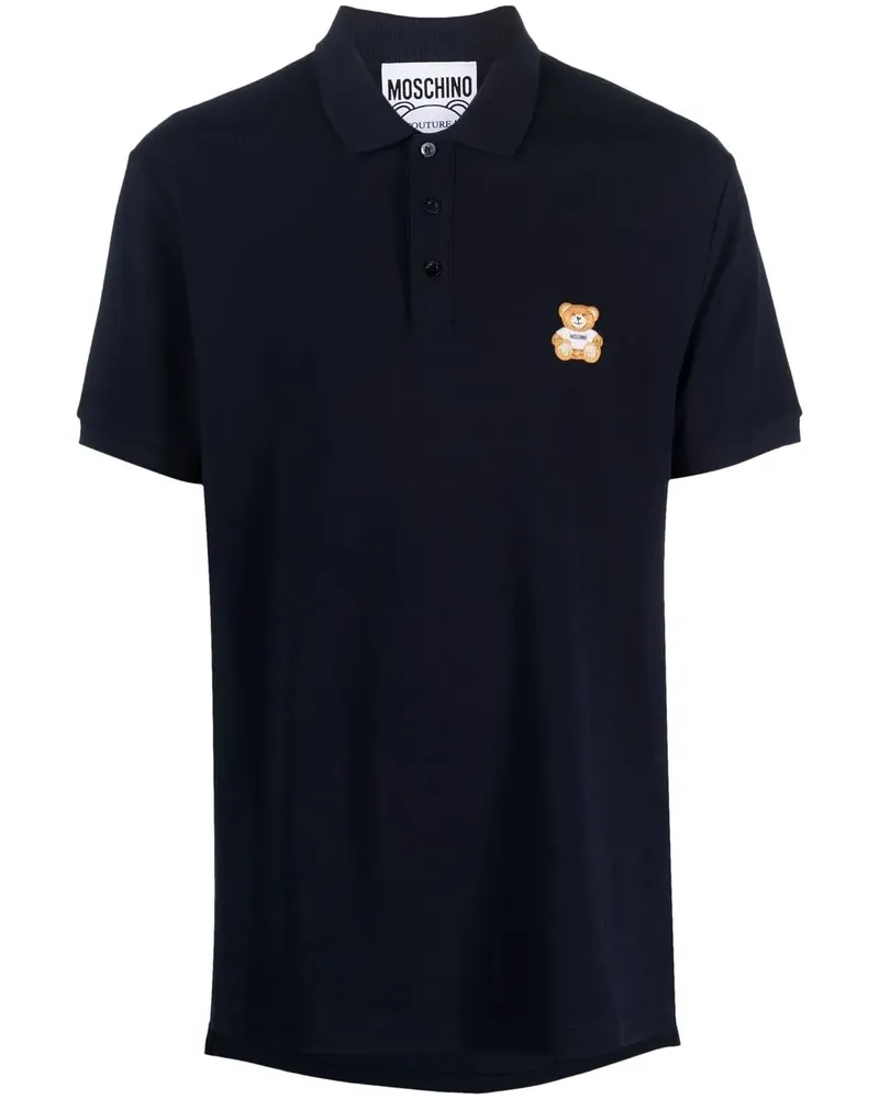 Moschino Besticktes Poloshirt - Blau Blau