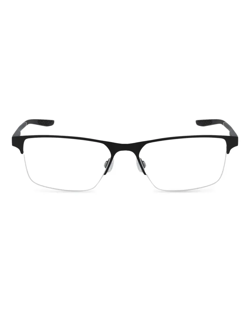 Nike Brille mit eckigem Gestell - Schwarz Schwarz