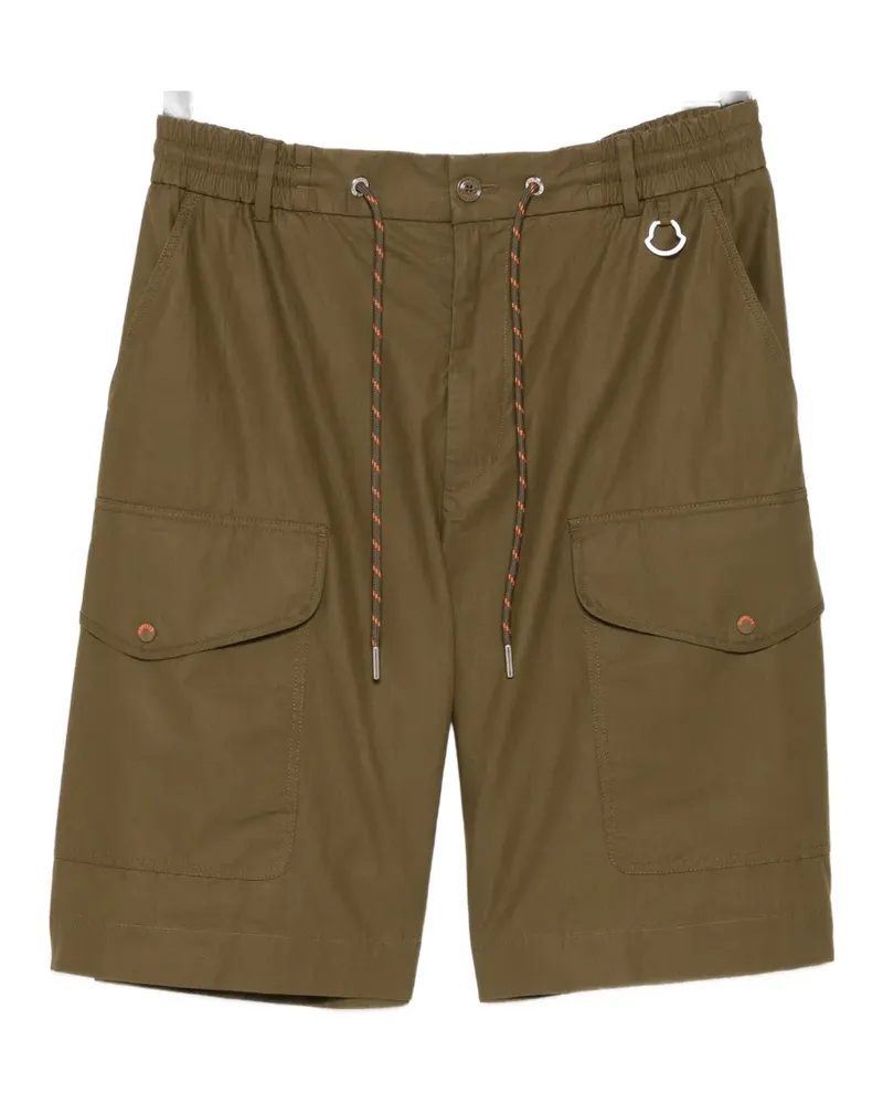 Moncler drawstring cargo shorts - Grün Grün