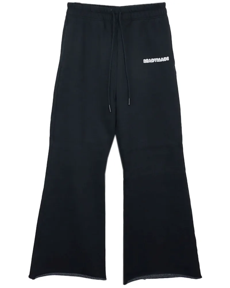 READYMADE Jogginghose mit Logo-Print - Schwarz Schwarz