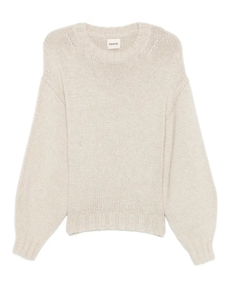 KHAITE Gemma Pullover aus geripptem Strick - Grau Grau