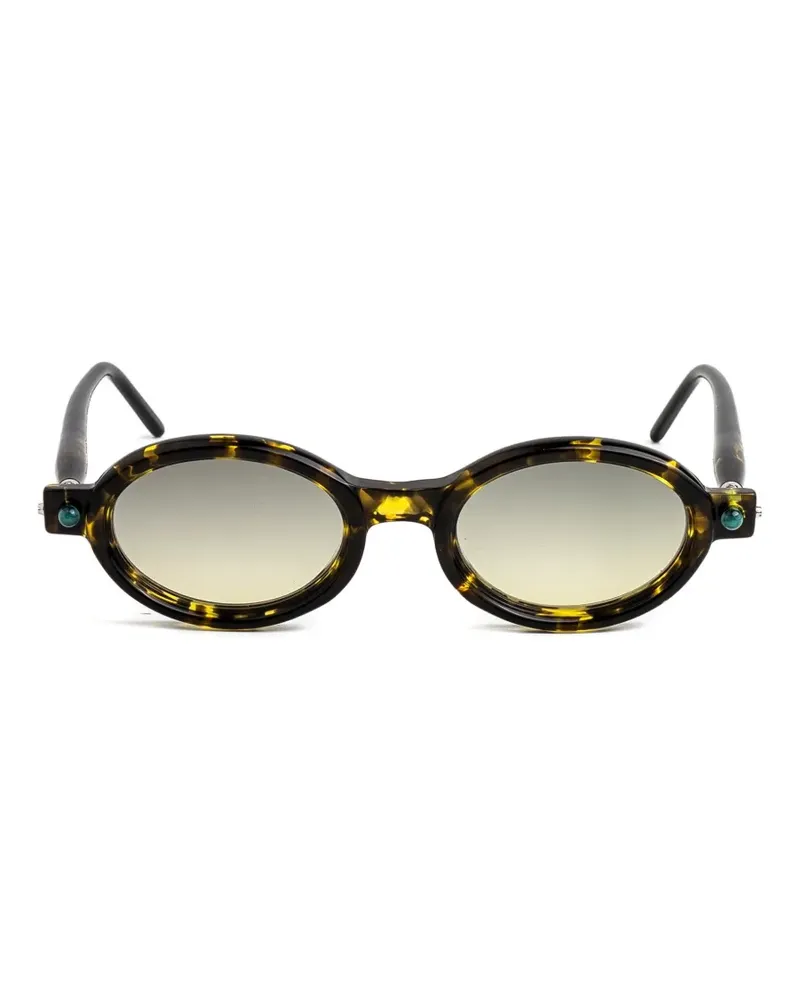 KUBORAUM P6 oval-frame sunglasses - Braun Braun