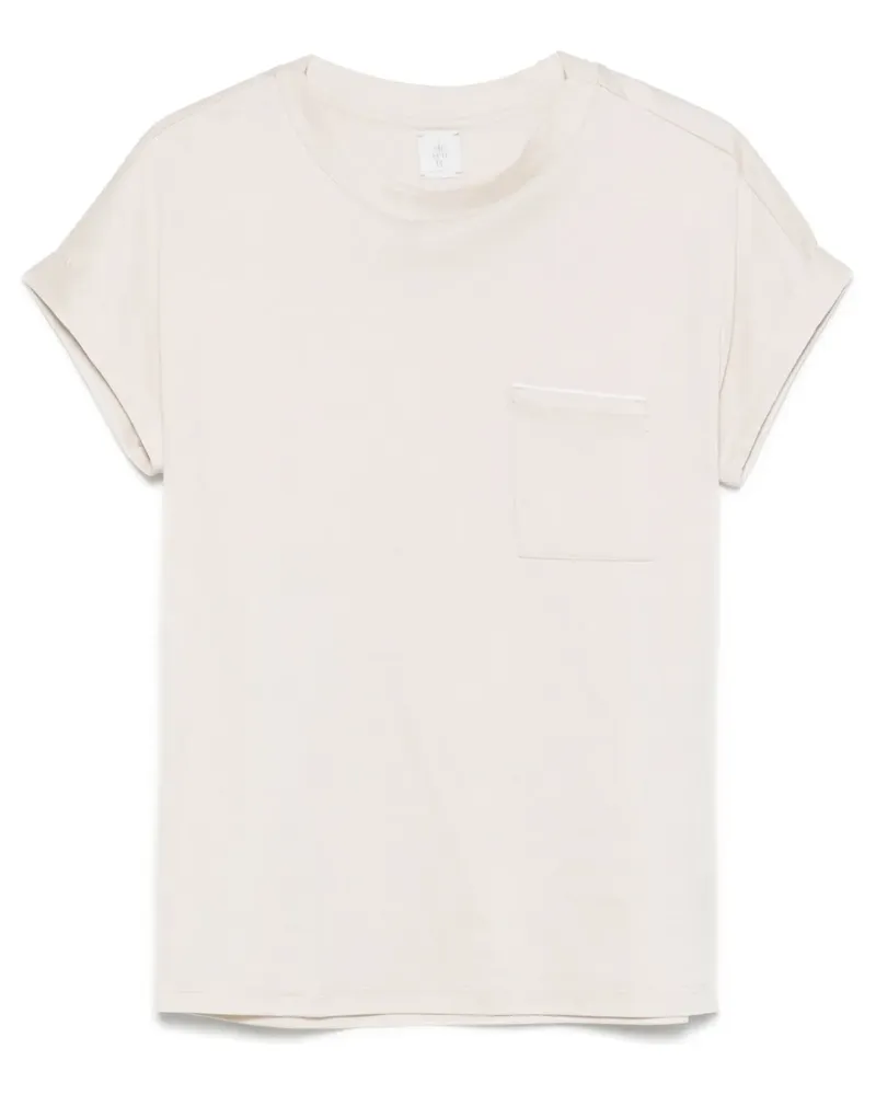 Eleventy T-Shirt aus Jersey - Nude Nude