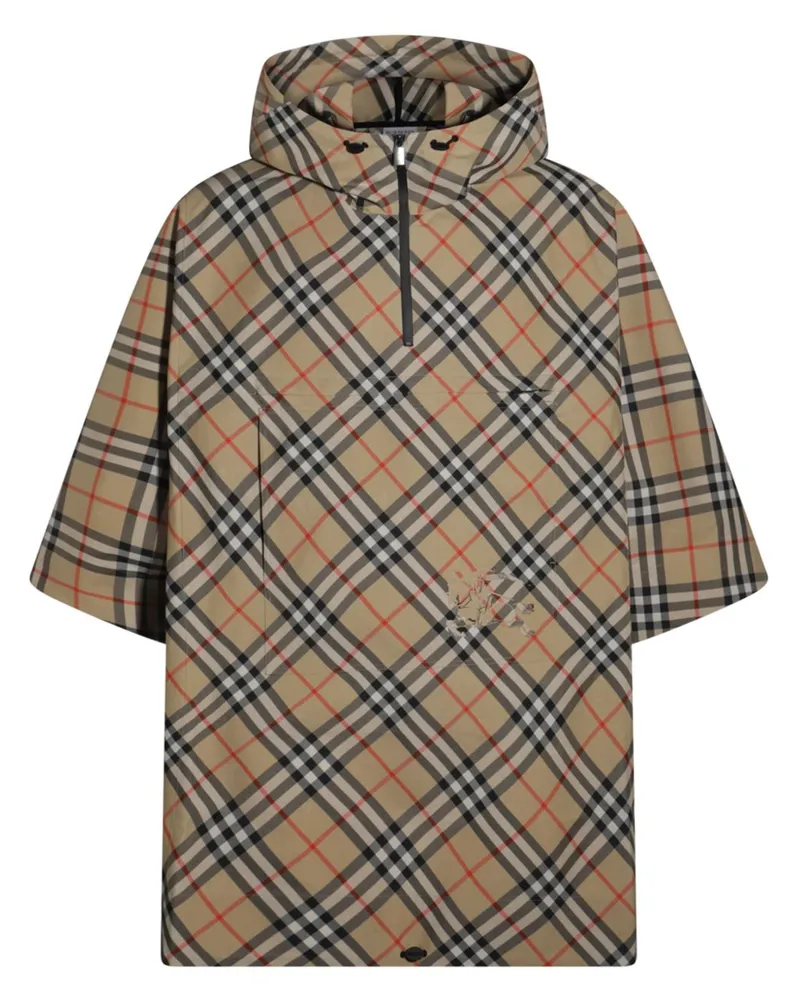 Burberry Kariertes Cady-Cape - Nude Nude