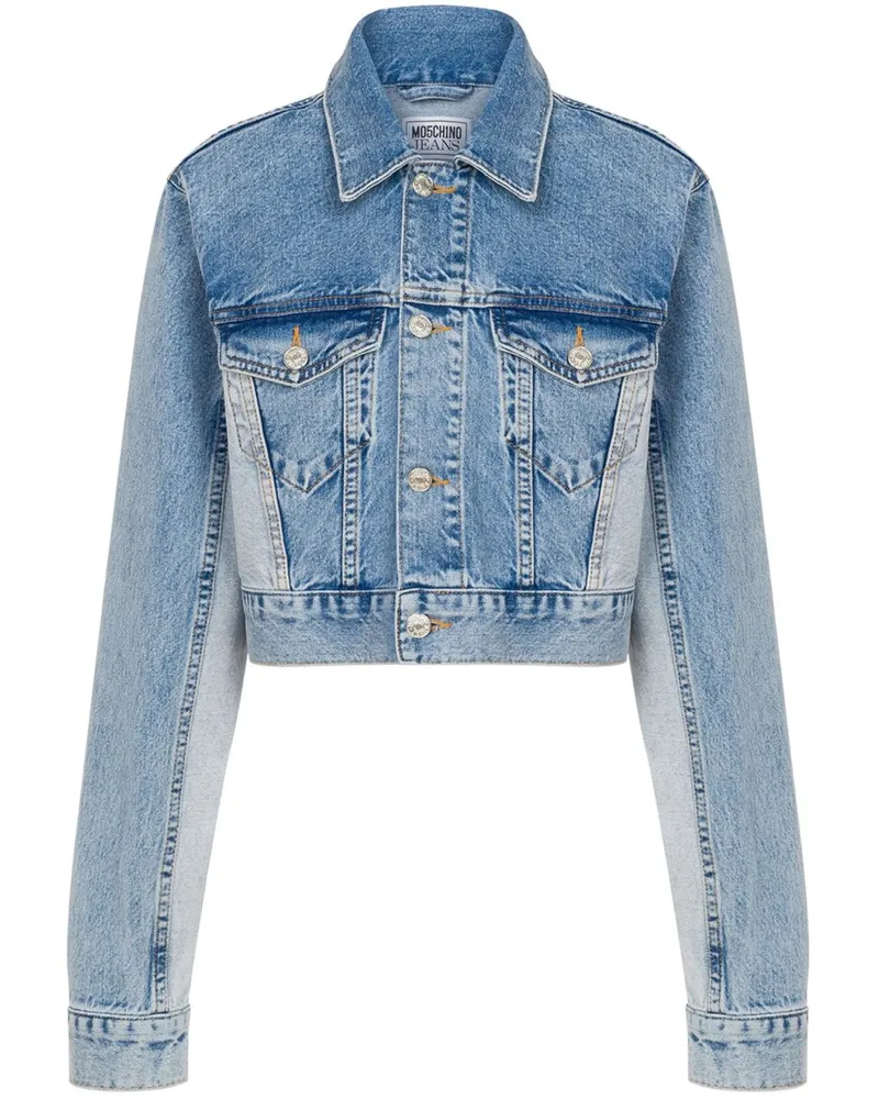 Moschino Klassische Jeansjacke - Blau Blau