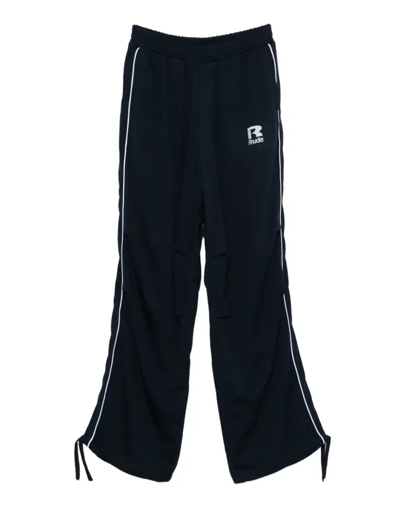RHUDE Parachute mesh-piping track pants - Blau Blau