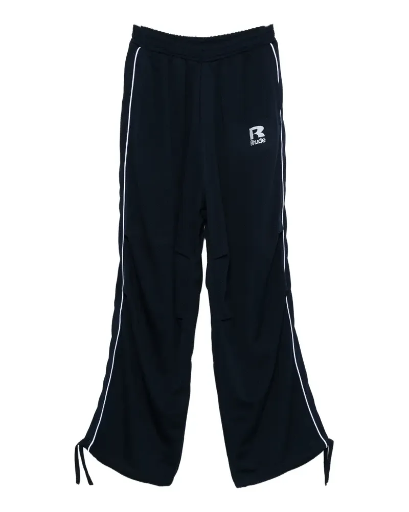 RHUDE Parachute mesh-piping track pants - Blau Blau