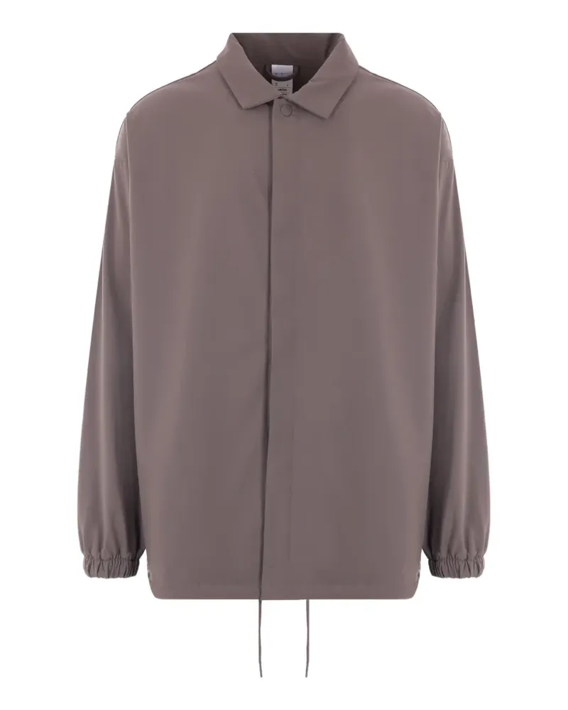 adidas basketball logo print jacket - Braun Braun