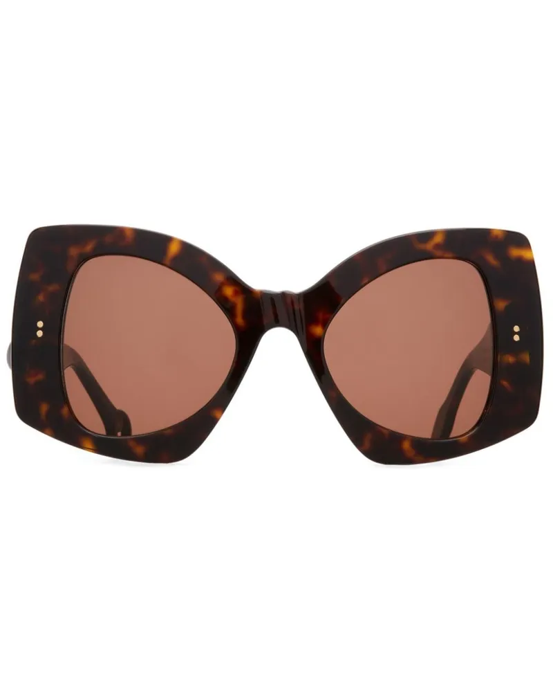 J.W.Anderson Twister Sonnenbrille Braun