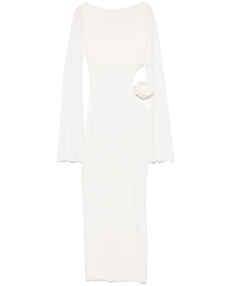 MANURÍ Paloma Maxikleid - Weiß Weiß