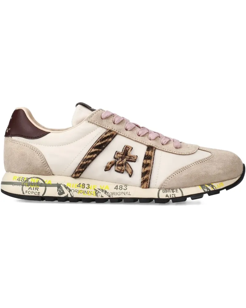 Premiata Lucyd Sneakers mit Applikation - Nude Nude