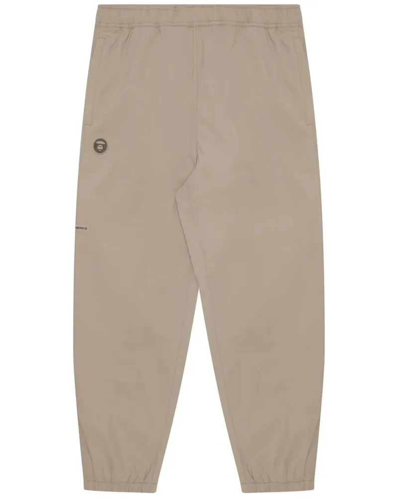 BAPE Cargohose mit Logo-Applikation - Nude Nude