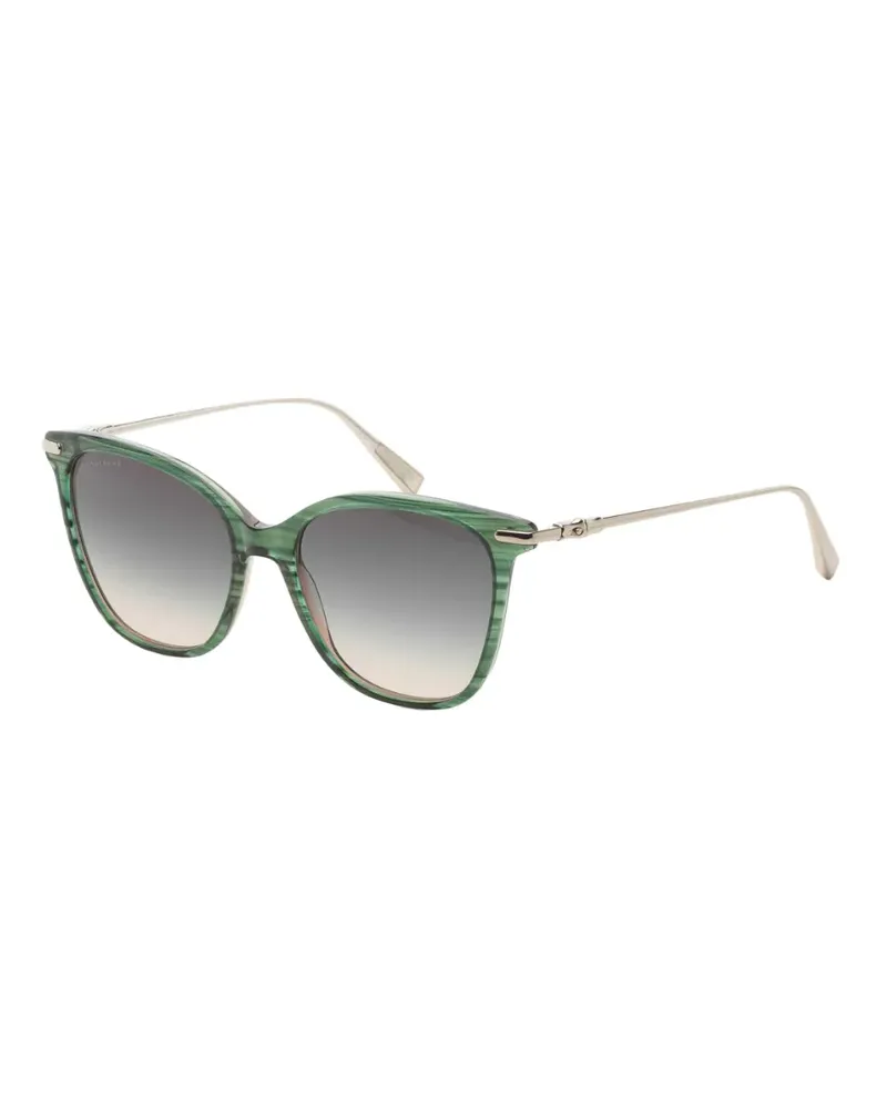 Longchamp striped cat-eye sunglasses - Grün Grün