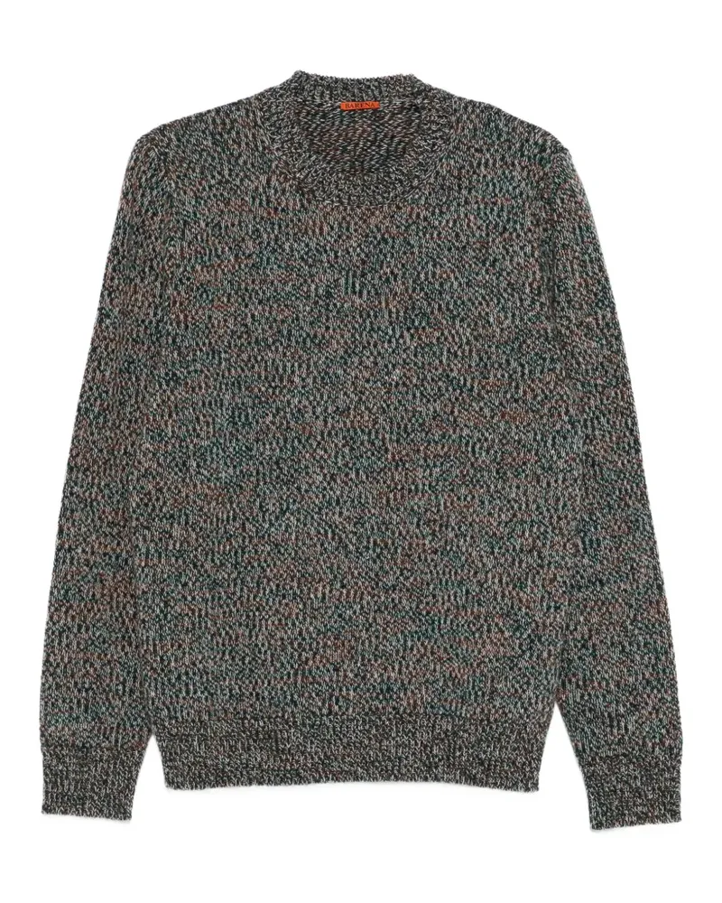 BARENA Pullover mit Rundhalsausschnitt - Grün Grün
