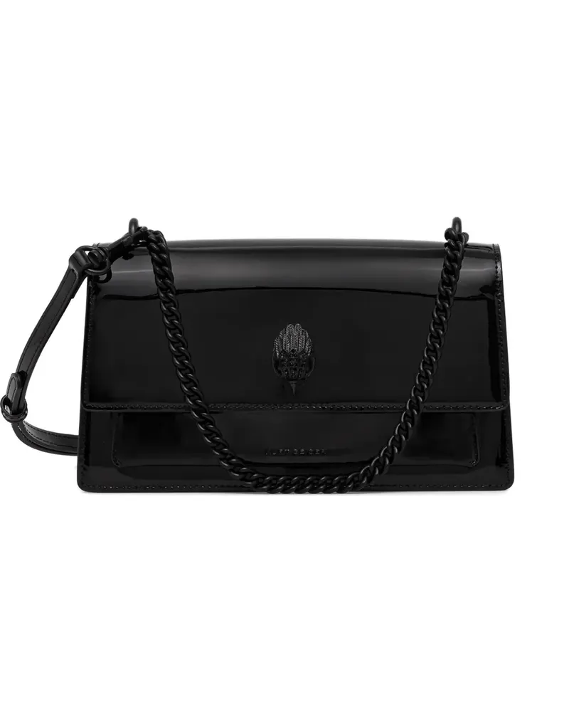 Kurt Geiger Chain emblem satchel - Schwarz Schwarz