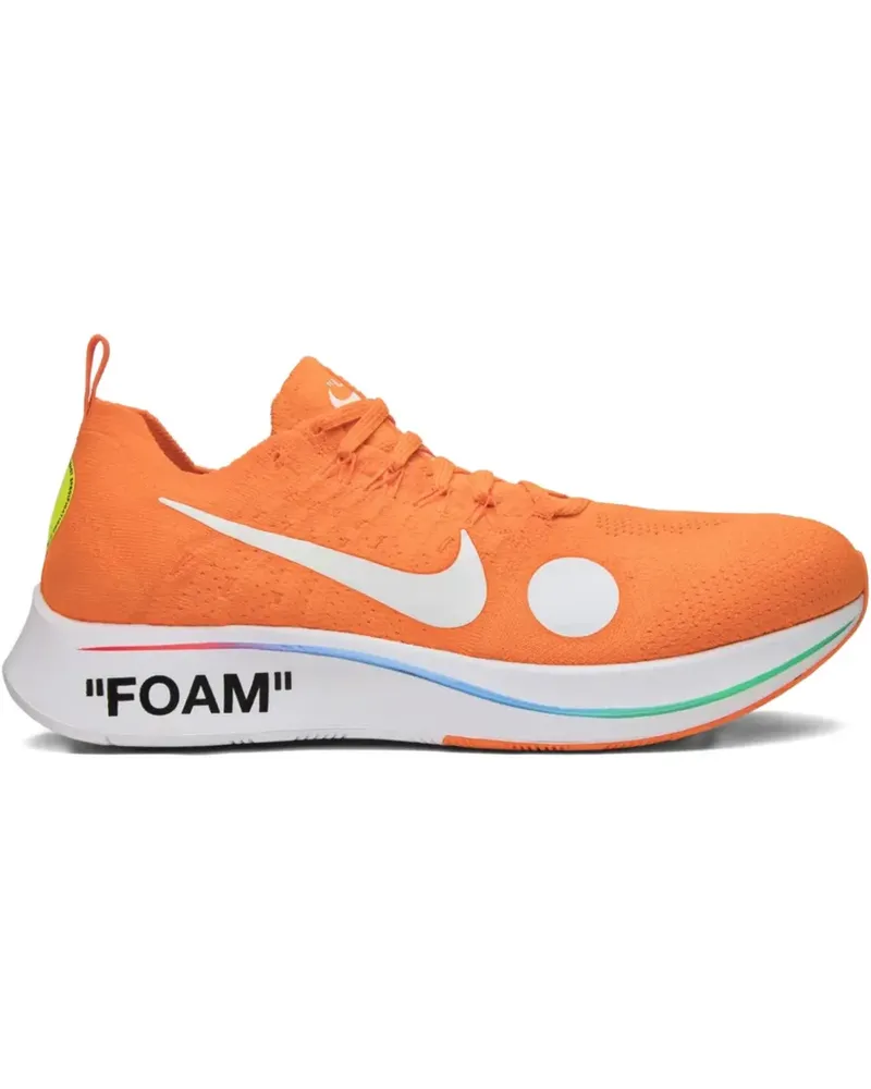 Nike Nike x Off White 'Zoom Fly Mercurial FK/OW' Sneakers - Orange Orange