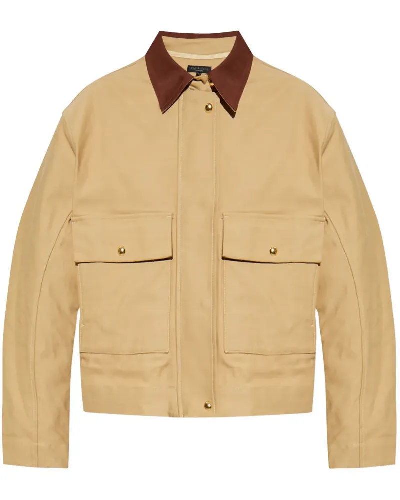 Rag & Bone Jacke aus Baumwolle - Nude Nude