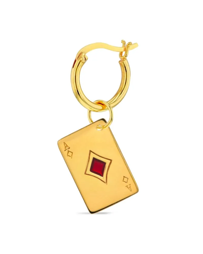 True Rocks Ace of Diamonds Ohrring - Gold Gold