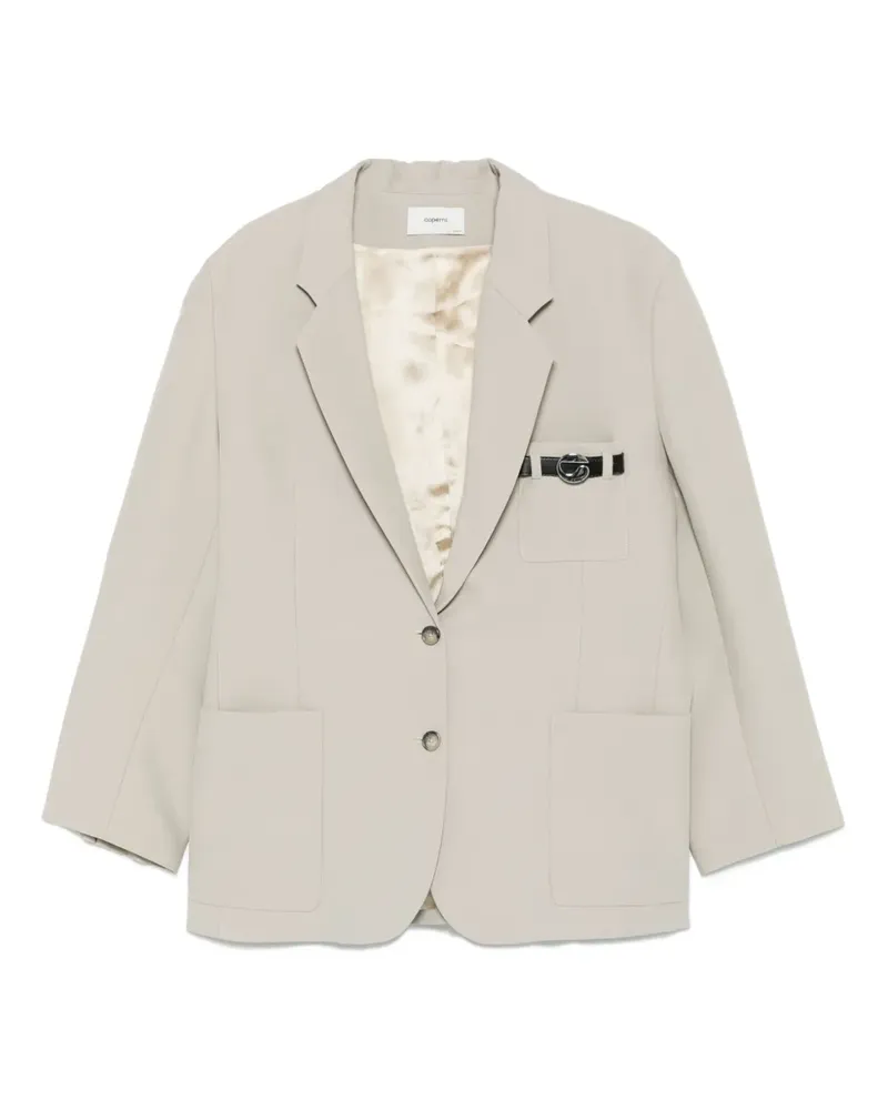 COPERNI Jacke mit Gürtel - Nude Nude