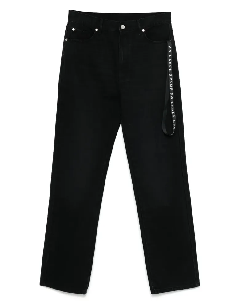 44 LABEL GROUP Pappas Jeans - Schwarz Schwarz