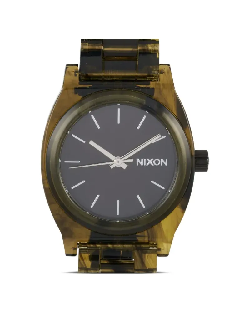 Nixon Mittelgroße Time Teller 31mm - Schwarz Schwarz