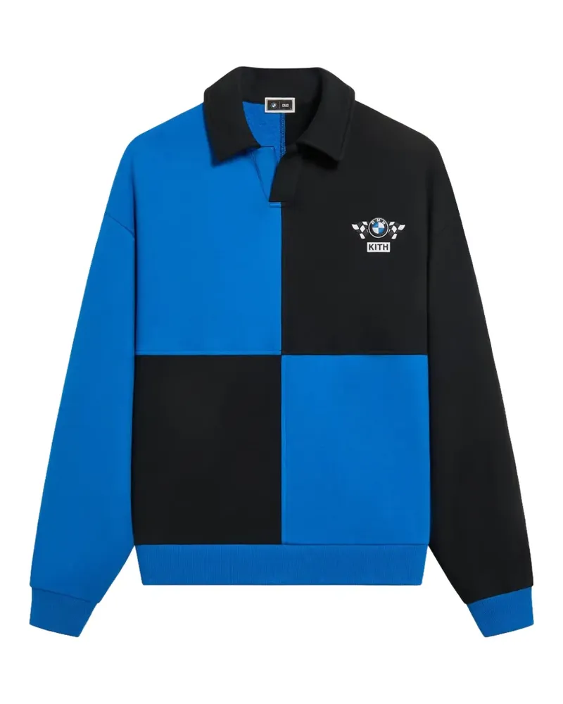 KITH x BMW Checkered Nelson Sweatshirt - Blau Blau