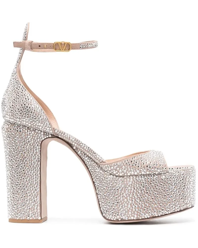 Valentino Garavani Tan-Go Plateau-Sandalen 155mm - Nude Nude