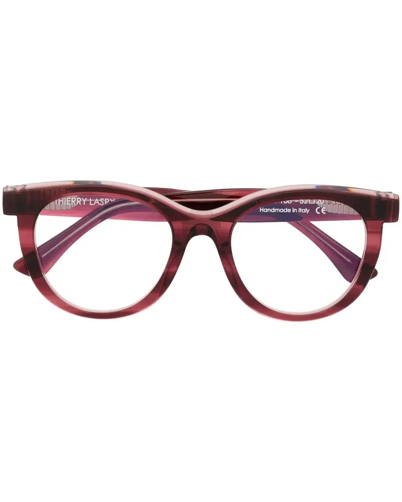 Thierry Lasry Runde Calamity Brille - Rot Rot