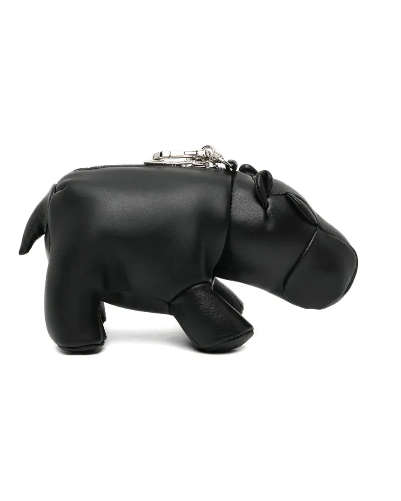 MIHARAYASUHIRO Schultertasche mit Hippo-Anhänger - Schwarz Schwarz