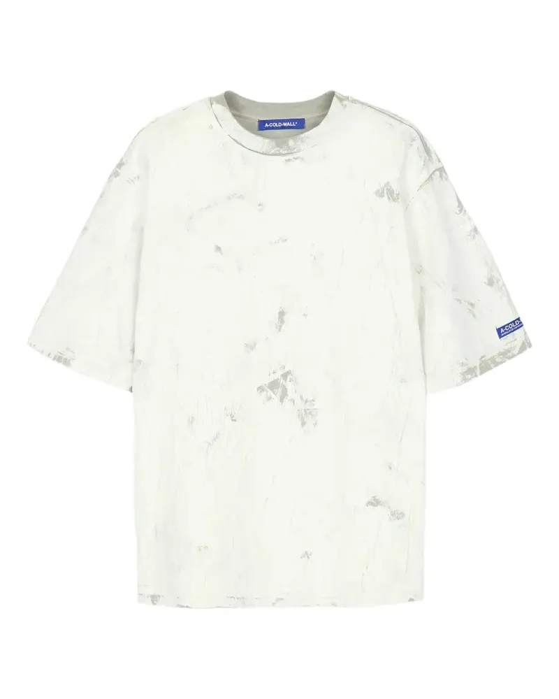 ACW* Meliertes T-Shirt - Weiß Weiß