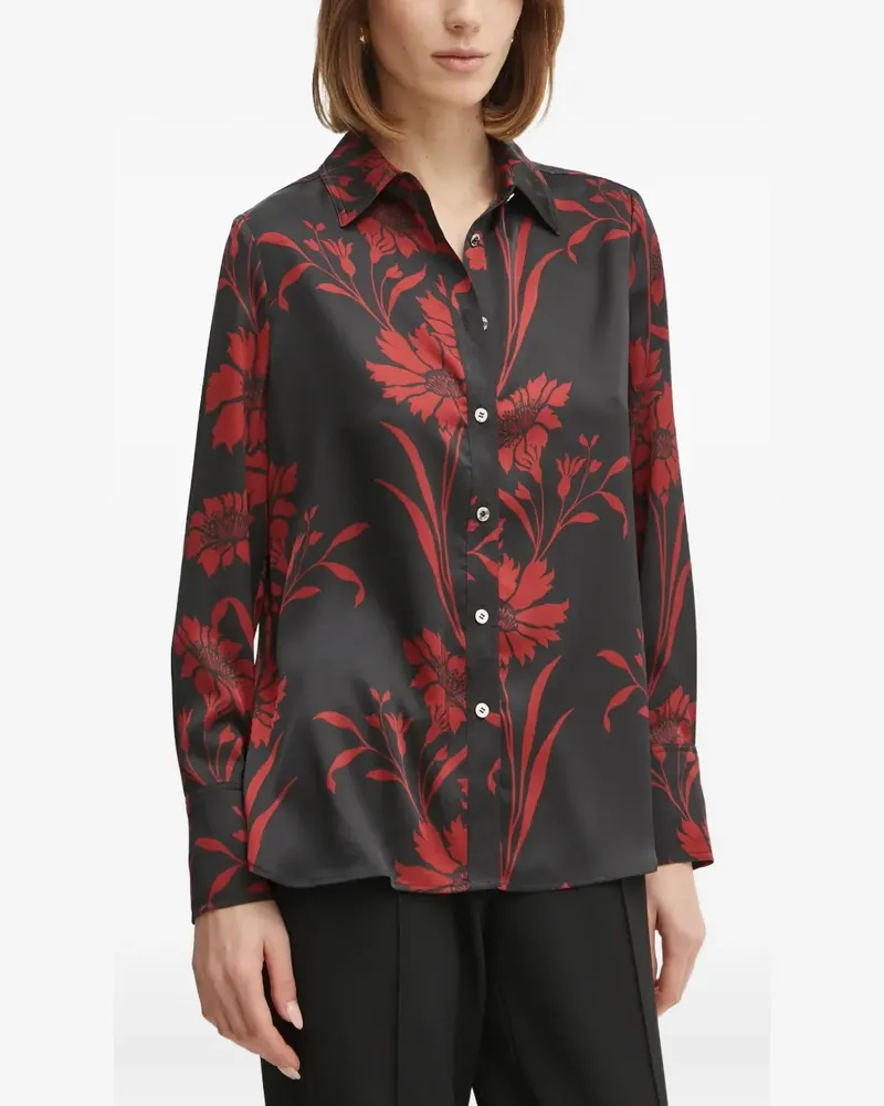 MARCIANO Los Angeles Molly Hemd mit Blumen-Print - Schwarz Schwarz