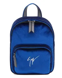 Giuseppe Zanotti XS Kilo Rucksack aus Samt Blau