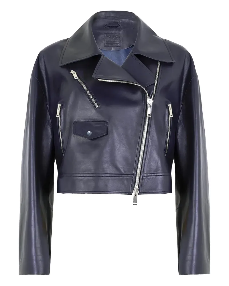 DESA Jacke aus Nappaleder - Blau Blau