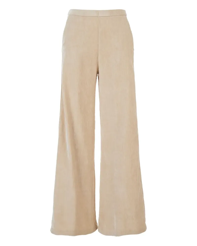 forte_forte Hose mit weitem Bein - Nude Nude