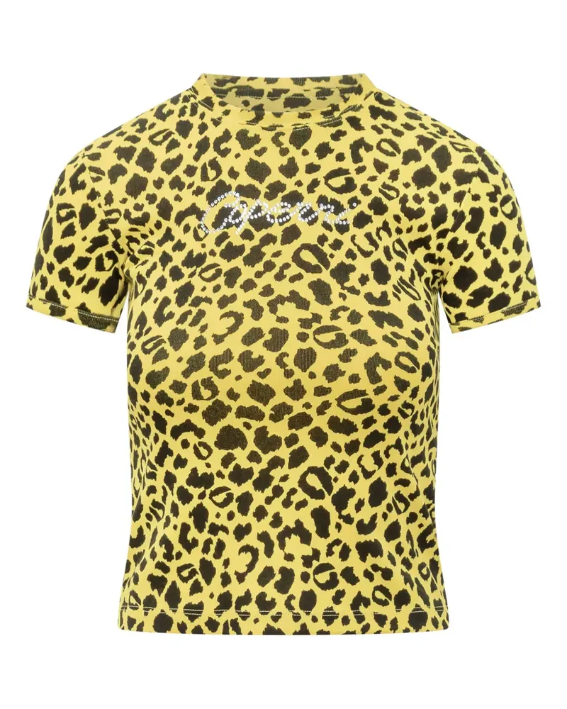 COPERNI T-Shirt mit Kristallen - Gelb Gelb