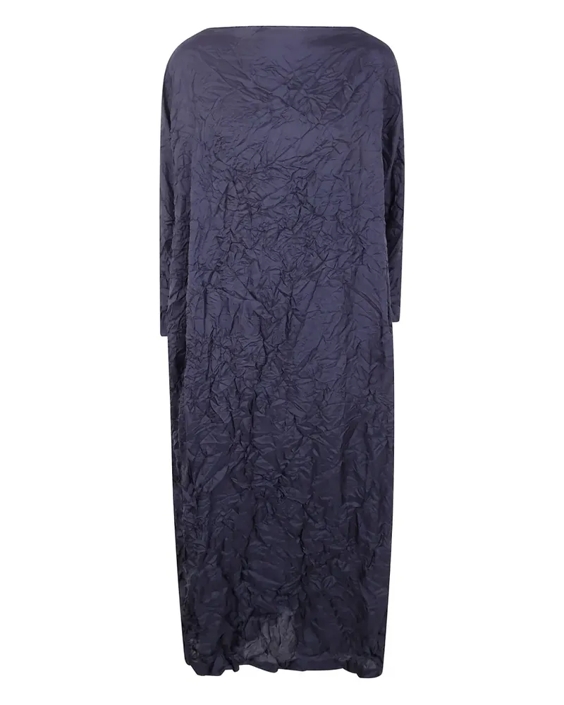 Daniela Gregis Strukturiertes Seidenkleid - Blau Blau
