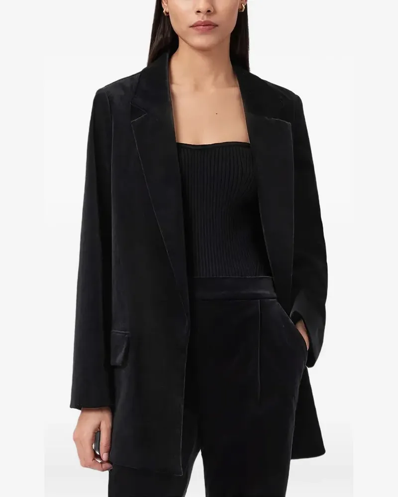 AllSaints Aleida lapel-collar blazer - Schwarz Schwarz