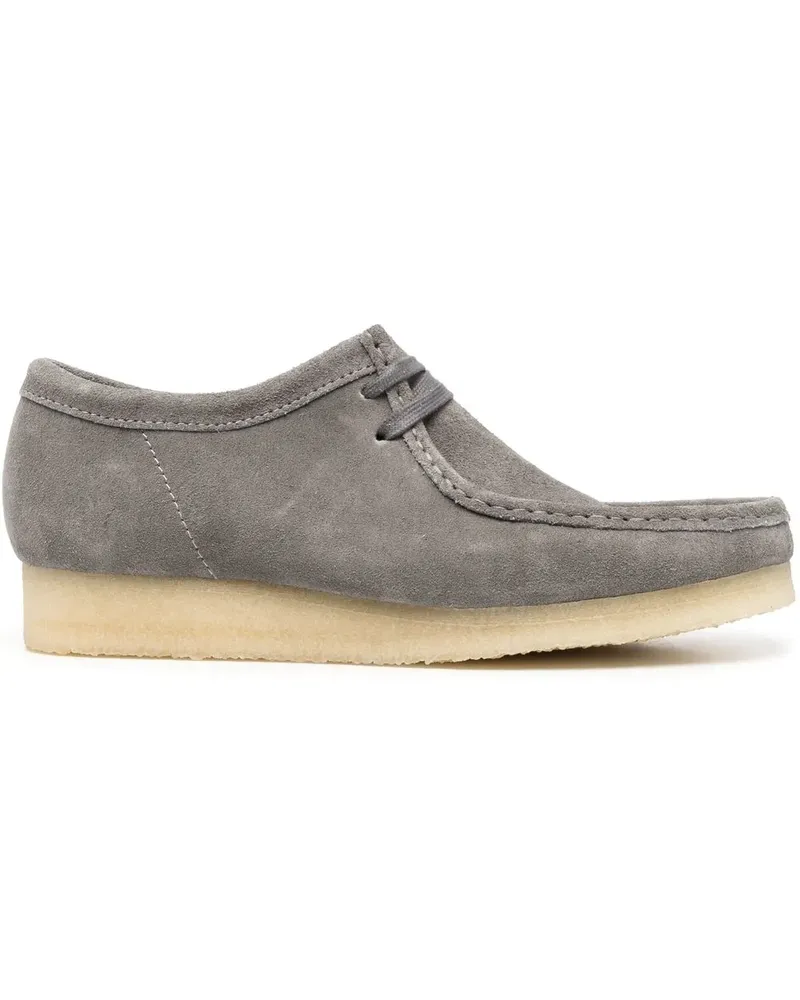 Clarks Wallabee Loafer aus Wildleder - Grau Grau
