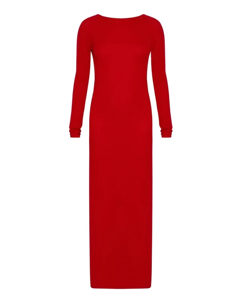 MARELLA cut-out long-sleeve dress - Rot Rot