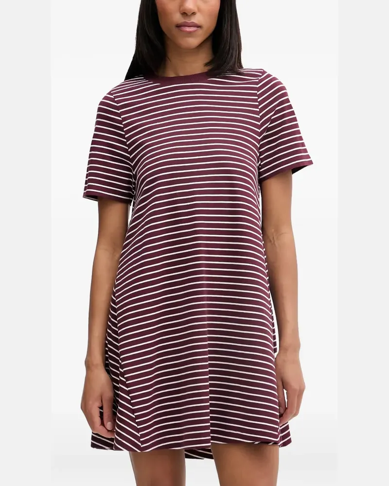 Marc O'Polo striped A-line mini dress - Rot Rot