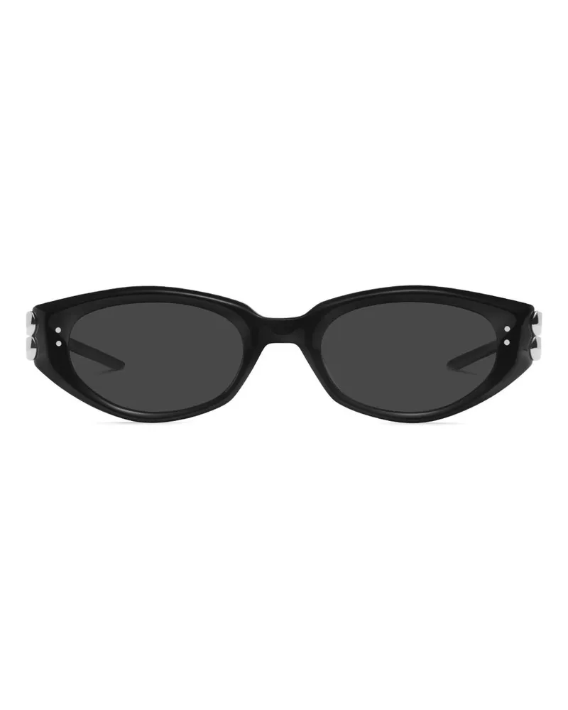Gentle Monster Kunst Cat-Eye-Sonnenbrille - Schwarz Schwarz