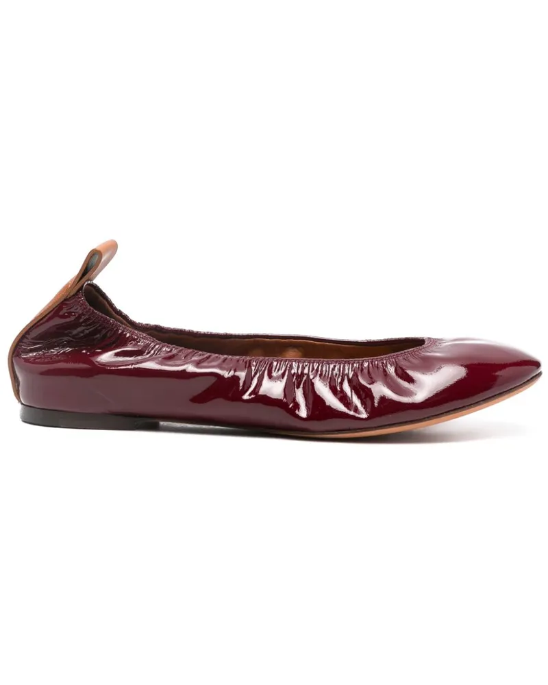 Lanvin Ballerinas in Lackoptik - Rot Rot