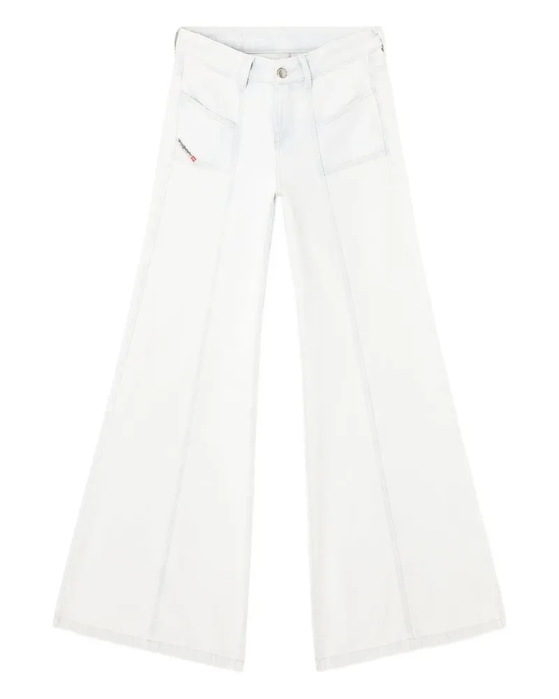 Diesel D-akii 09m08 Schlagjeans - Weiß Weiß