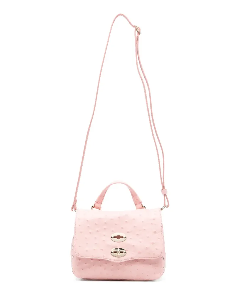 Zanellato Postina Mini-Tasche mit Nieten - Rosa Rosa