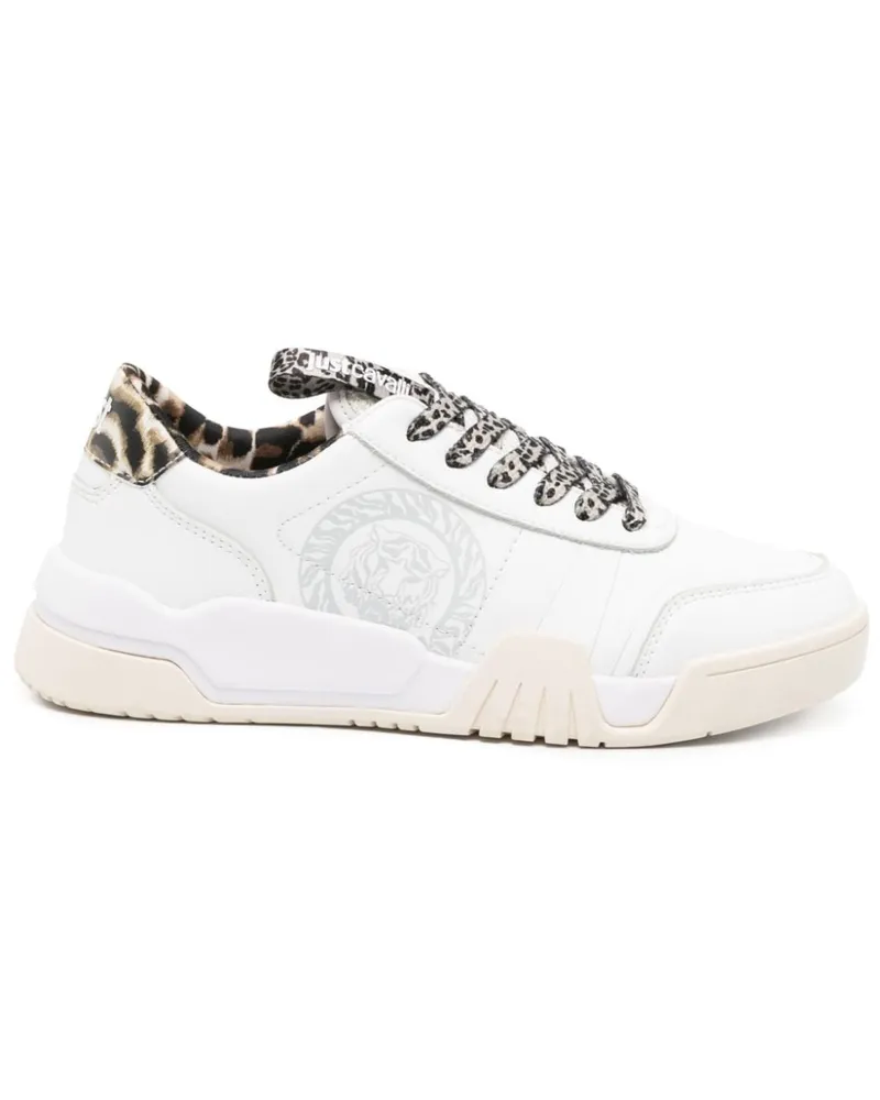 Just Cavalli Tiger Sneakers Weiß