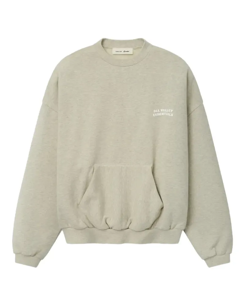 Fear of God 90s logo-print crew-neck sweater - Nude Nude