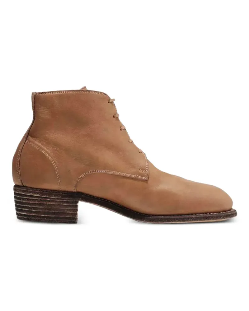 Undercover x Guidi Desert-Boots aus Leder - Nude Nude