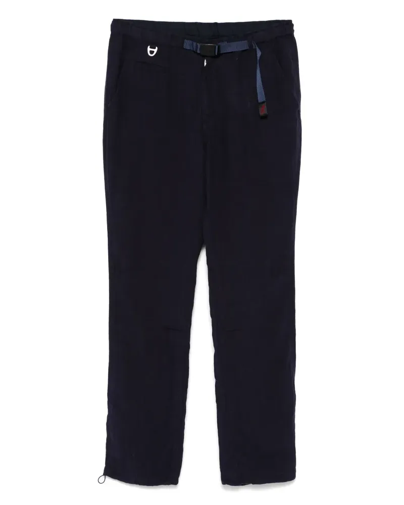 Undercover Hose aus Leinen - Blau Blau