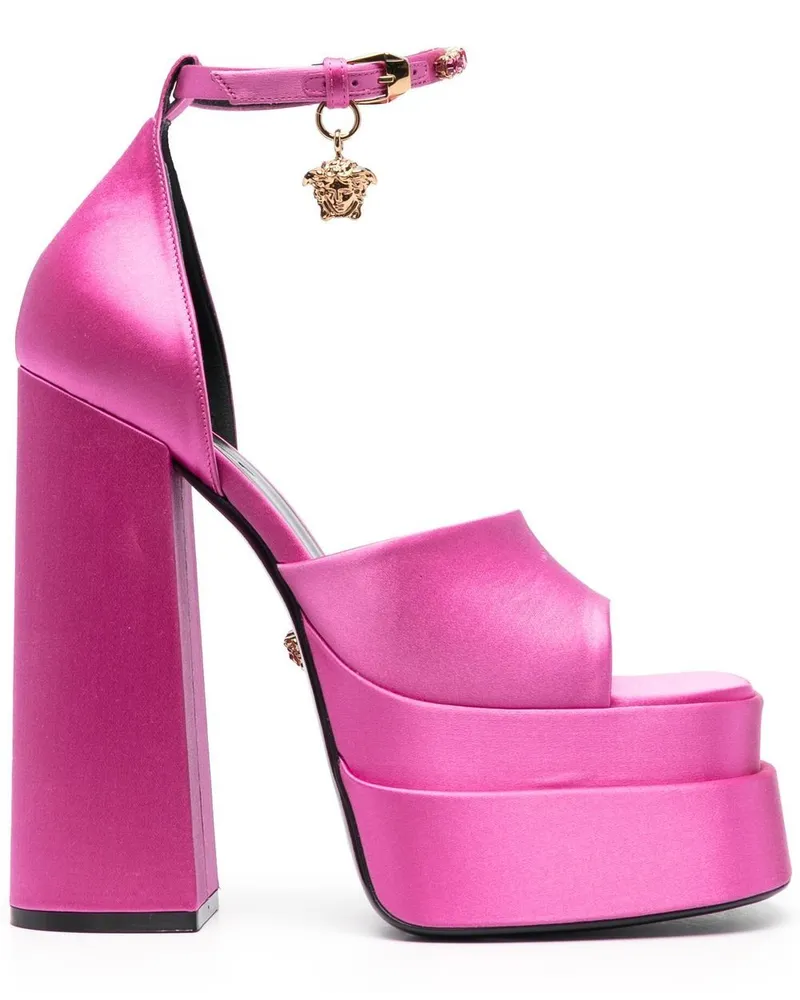 Versace Medusa Head Plateau-Sandalen - Rosa Rosa