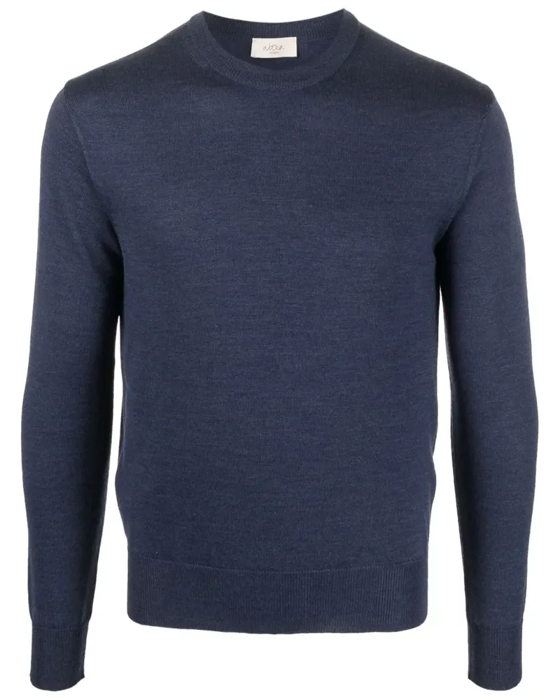 Altea Fein gestrickter Pullover - Blau Blau